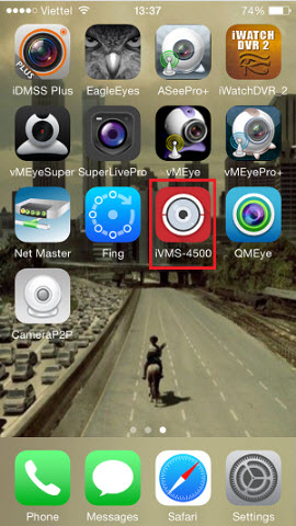 Xem Camera HIKVISSION trên điện thoại bằng phần mềm iVMS-4500