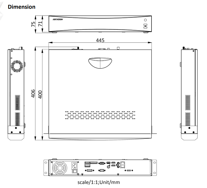 Đầu ghi hình IP Hikvision DeepinMind 16 kênh 1.5U 4K Nhận Diện Khuôn Mặt Và Phân Tích IDS-7716NXI-I4/X