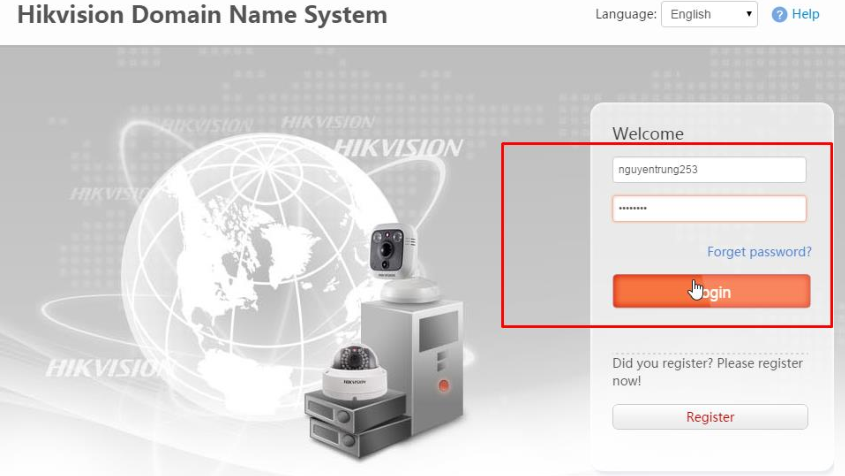 CẤU HÌNH TÊN MIỀN XEM CAMERA IP/DVR/NVR  HIKVISION TỪ XA QUA MẠNG