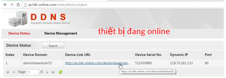 CẤU HÌNH TÊN MIỀN XEM CAMERA IP/DVR/NVR  HIKVISION TỪ XA QUA MẠNG