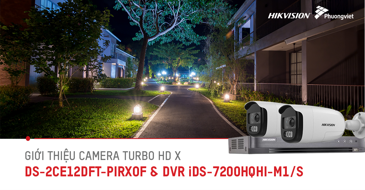 Hình ảnh về Camera HD-TVI Hikvision DS-2CE12DFT-PIRXOF