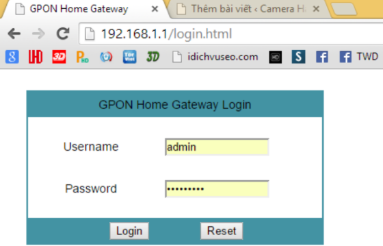 HƯỚNG DẪN NAT PORT MODEM GPON FPTELECOM