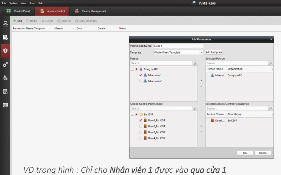 HƯỚNG DẪN CÀI ĐẶT BỘ ACCESS CONTROLLER HIKVISION SH-K3801/02/04