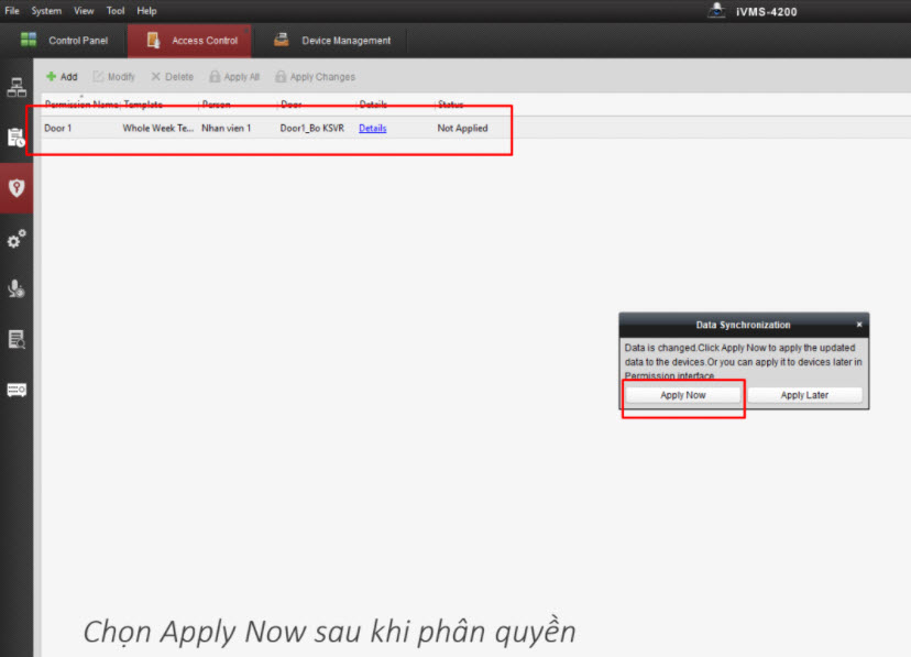 HƯỚNG DẪN CÀI ĐẶT BỘ ACCESS CONTROLLER HIKVISION SH-K3801/02/04