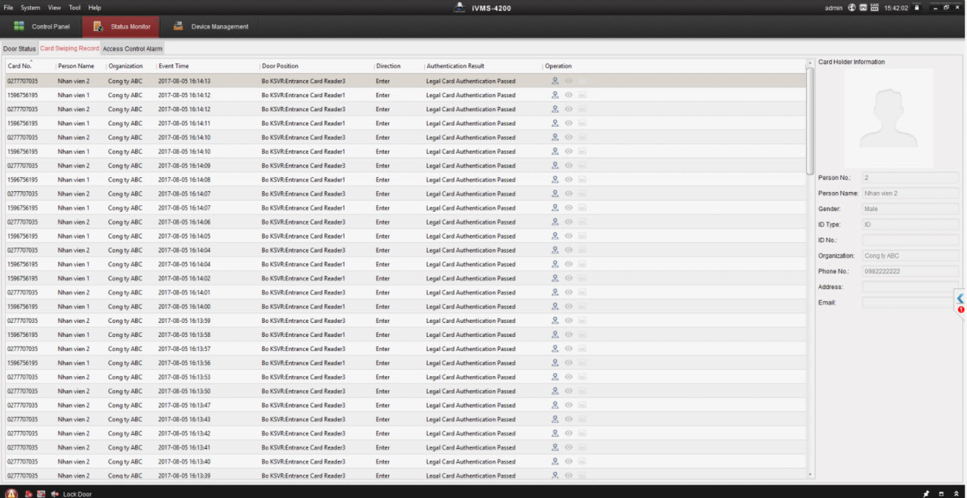 HƯỚNG DẪN CÀI ĐẶT BỘ ACCESS CONTROLLER HIKVISION SH-K3801/02/04