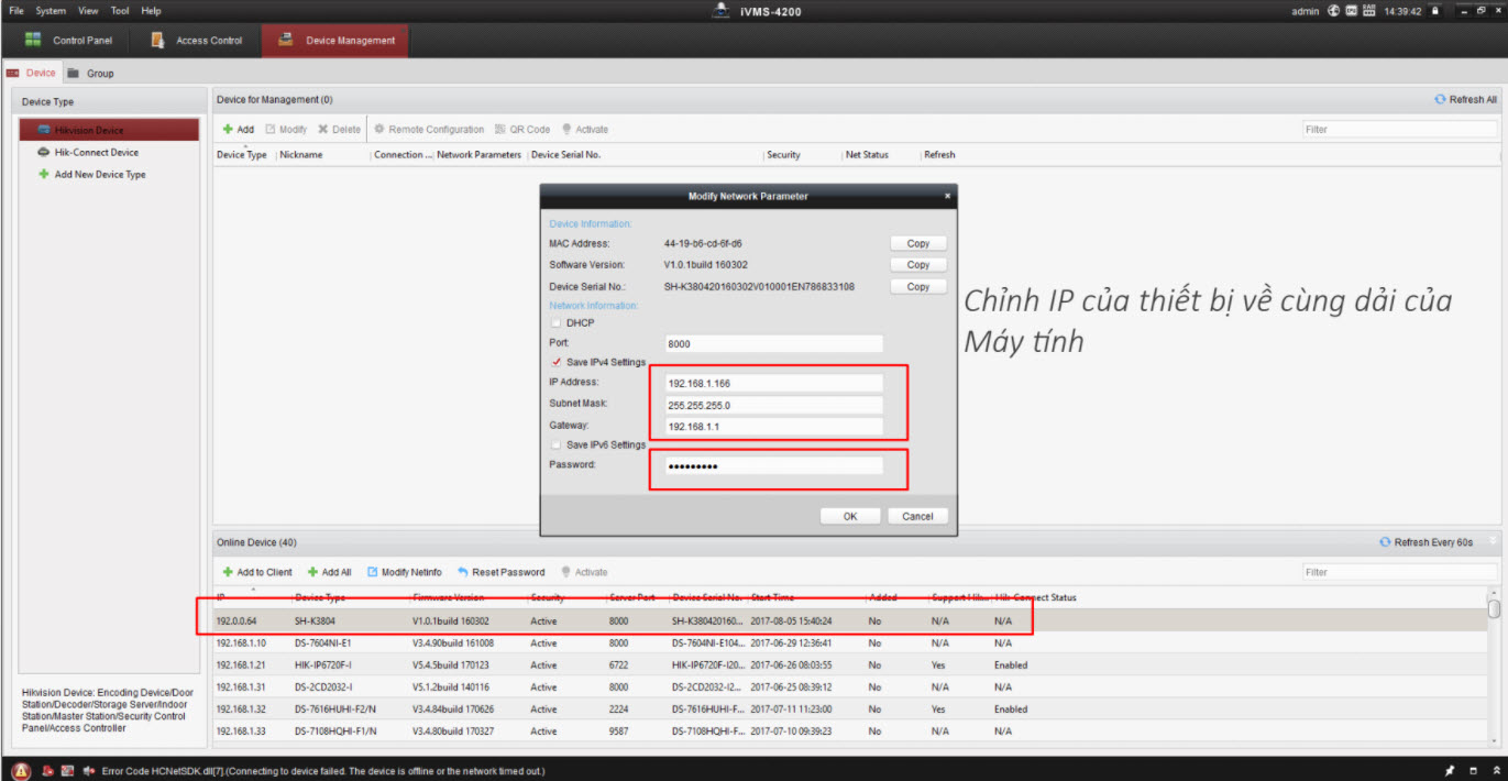 HƯỚNG DẪN CÀI ĐẶT BỘ ACCESS CONTROLLER HIKVISION SH-K3801/02/04