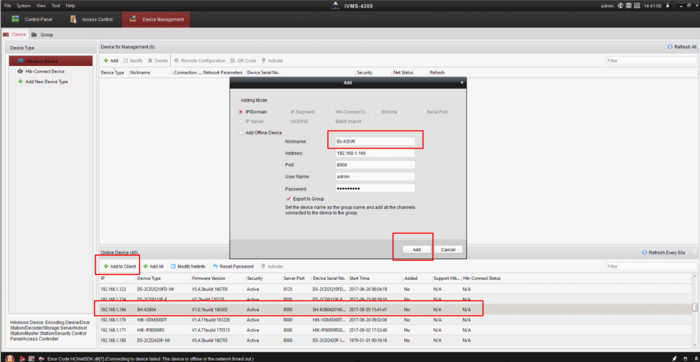 HƯỚNG DẪN CÀI ĐẶT BỘ ACCESS CONTROLLER HIKVISION SH-K3801/02/04