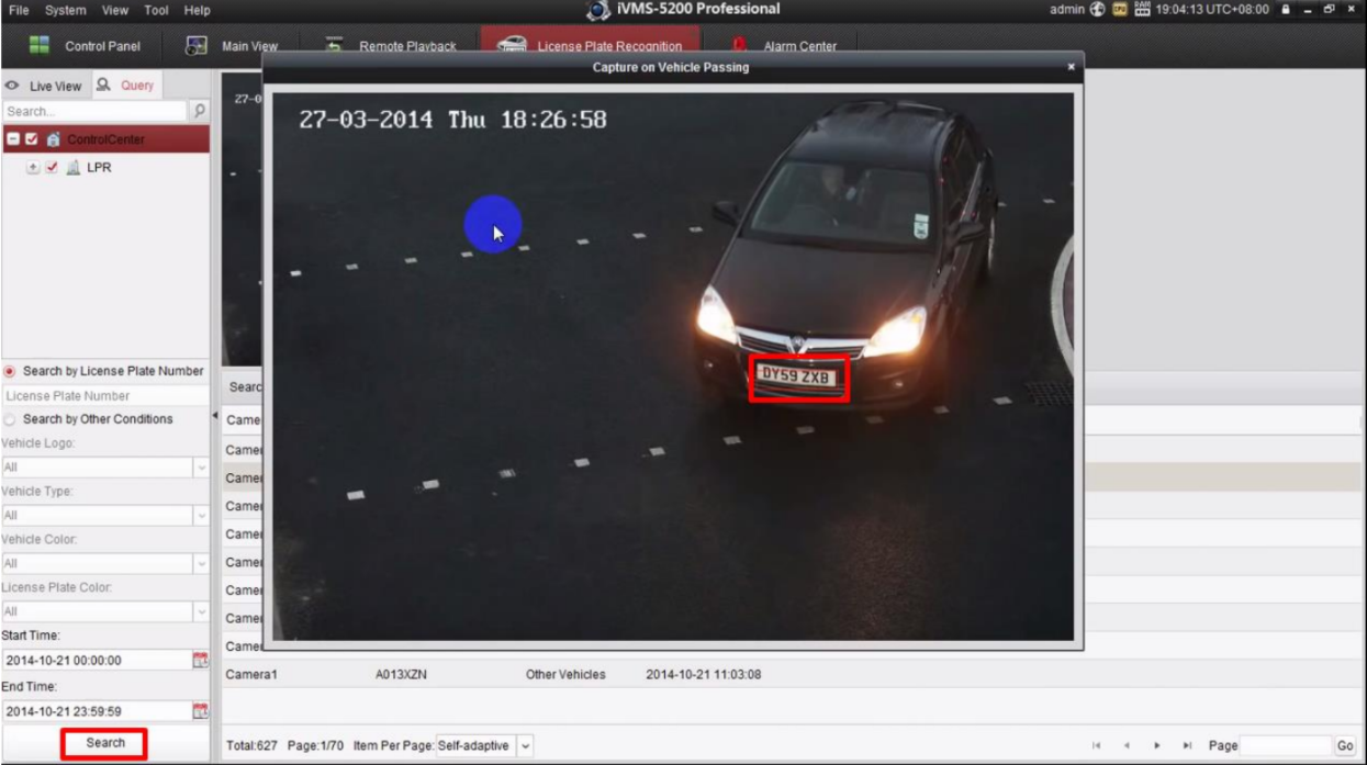 HỆ THỐNG GIÁM SÁT BÃI ĐỖ XE, CHỤP HÌNH, TÌM KIẾM BIỂN SỐ XE CỦA CAMERA HIKVISION