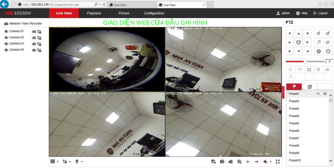 CÁC TÍNH NĂNG VÀ CÁCH GÁN CAMERA MẮT CÁ HIKVISION VÀO ĐẦU GHI HÌNH