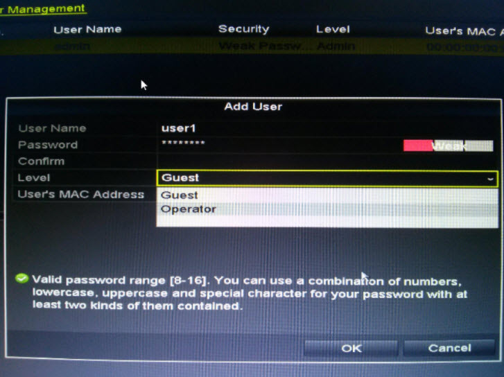 PHÂN QUYỀN USER CHỈ CHO XEM 1 CAMERA TRÊN ĐẦU GHI HIKVISION