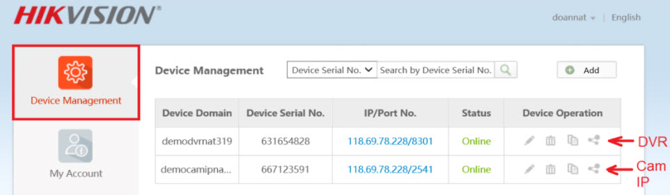 HƯỚNG DẪN SỬ DỤNG GÁN CAMERA IP TỪ XA VỀ ĐẦU GHI BẰNG TÊN MIỀN HIK-CONNECT