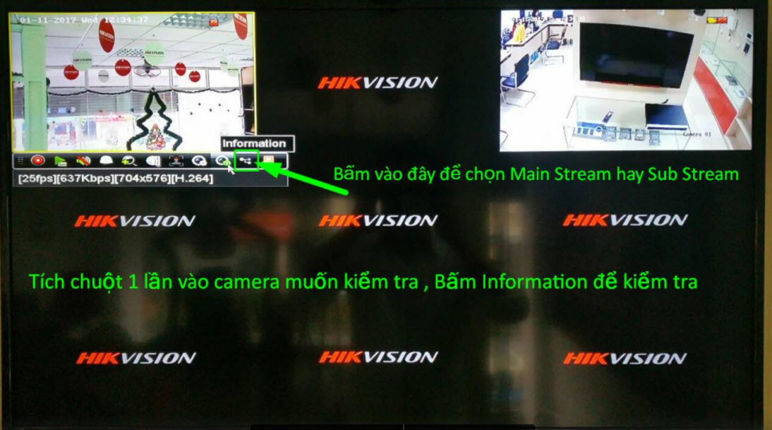 CÁCH CHỌN CHẤT LƯỢNG HIỂN THỊ  PHÙ HỢP CHO CÁC DÒNG ĐẦU NVR HIKVISION