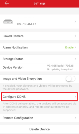 HƯỚNG DẪN CHUYỂN ĐỔI CHẾ ĐỘ XEM XEM CAMERA HIKVISION TỪ P2P SANG DOMAIN TRÊN HIKCONNECT