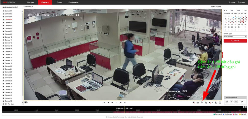 HƯỚNG DẪN SỬ DỤNG ĐẦU GHI CAMERA NVR/IPC HIKVISION