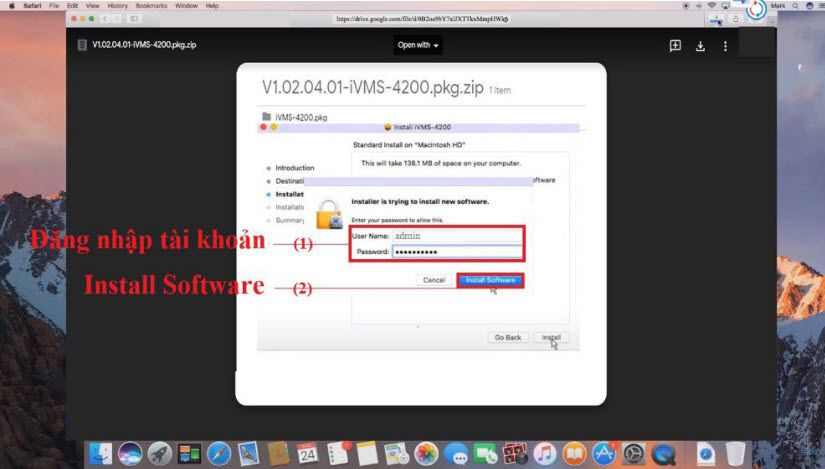 HƯỚNG DẪN CÀI ĐẶT VÀ SỬ DỤNG PHẦN MỀM IVMS-4200 CAMERA HIKVISION TRÊN MACBOOK