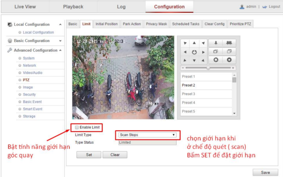 HƯỚNG DẪN SỬ DỤNG CAMERA QUAY QUÉT IP HIKVISION