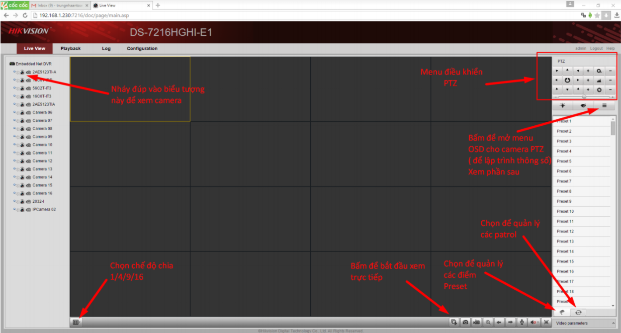 HƯỚNG DẪN SỬ DỤNG CAMERA QUAY QUÉT ANALOG-TURBO HIKVISION