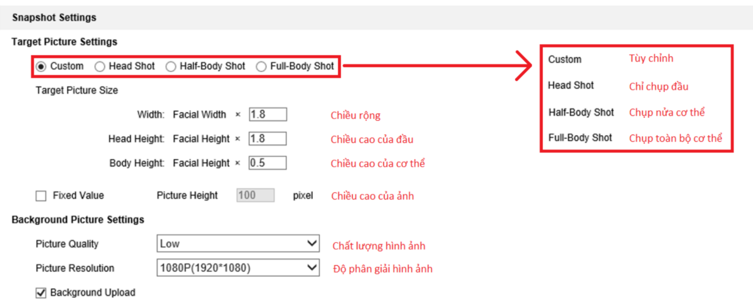 HƯỚNG DẪN KÍCH HOẠT VÀ CÀI ĐẶT TÍNH NĂNG FACE CAPTURE CAMERA HIKVISION