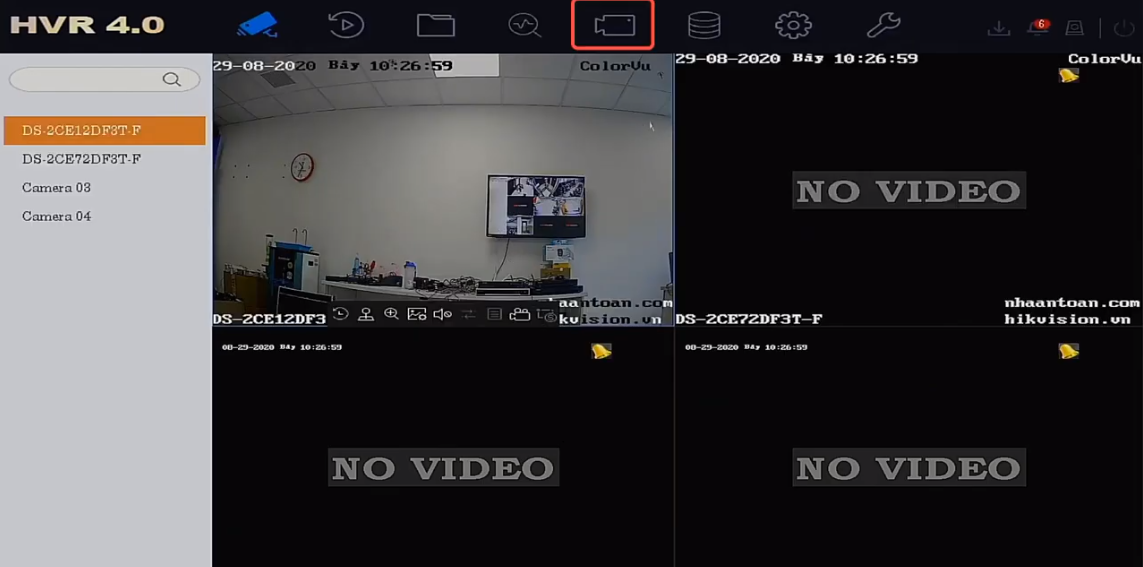 HƯỚNG DẪN BẶT TÍN HIỆU ÂM THANH CAMERA HIKVISION TRÊN GIAO DIỆN HVR 4.0