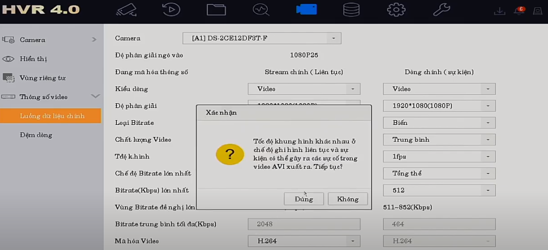 HƯỚNG DẪN BẶT TÍN HIỆU ÂM THANH CAMERA HIKVISION TRÊN GIAO DIỆN HVR 4.0