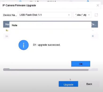 HƯỚNG DẪN CẬP NHẬT FIRMWARE CHO CAMERA IP THÔNG QUA ĐẦU GHI HIKVISION NVR TRÊN MÃN HÌNH TIVI