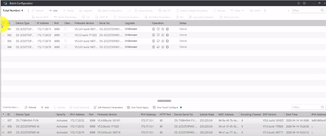 HƯỚNG DẪN CẬP NHẬT FIRMWARE CHO CAMERA ĐẦU GHI HÌNH HIKVISION BẰNG PHẦN MỀM BATCH CONFIGURATION