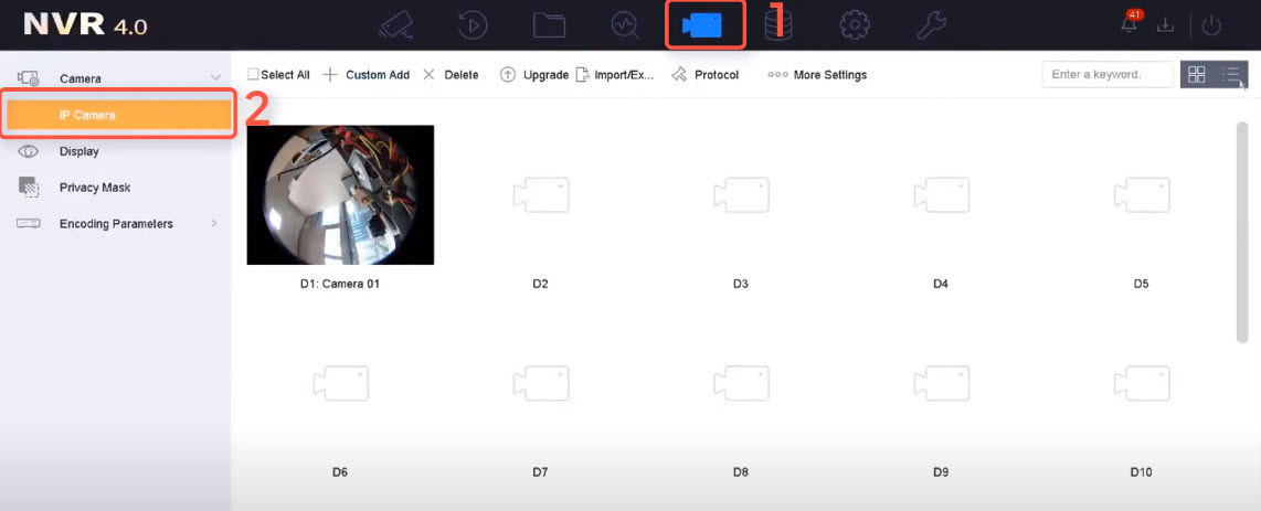 HƯỚNG DẪN CẬP NHẬT FIRMWARE CHO CAMERA IP THÔNG QUA ĐẦU GHI HIKVISION NVR TRÊN MÃN HÌNH TIVI