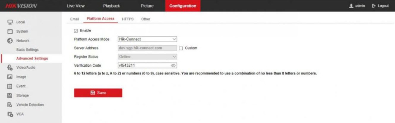 HƯỚNG DẪN LẤY MÃ XÁC THỰC CHO CAMERA ĐẦU GHI HINH HIKVISION ĐỂ ĐĂNG NHẬP VÀO TÀI KHOẢN HIKCONNECT