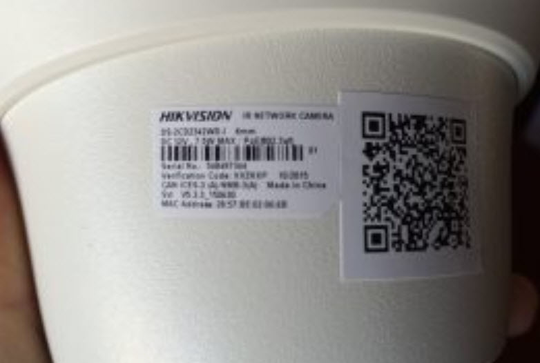 HƯỚNG DẪN LẤY MÃ XÁC THỰC CHO CAMERA ĐẦU GHI HINH HIKVISION ĐỂ ĐĂNG NHẬP VÀO TÀI KHOẢN HIKCONNECT