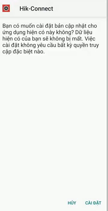HƯỚNG DẪN CẬP NHẬT PHẦN MỀM HIK-CONNECT BẰNG ĐIỆN THOẠI