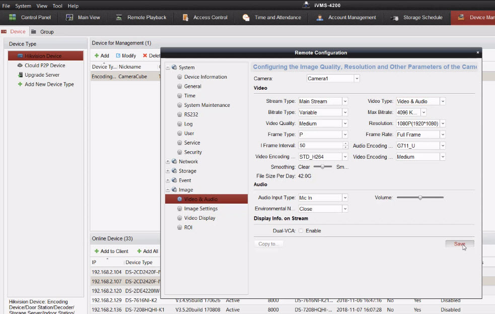 HƯỚNG DẪN BẬT ÂM THANH AUDIO TRÊN CAMERA IP HIKVISION