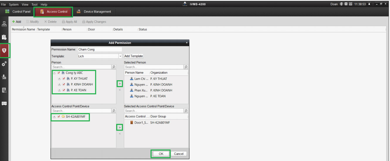 HƯỚNG DẪN CÀI ĐẶT  MÁY CHẤM CÔNG HIKVISION SH-K2A801