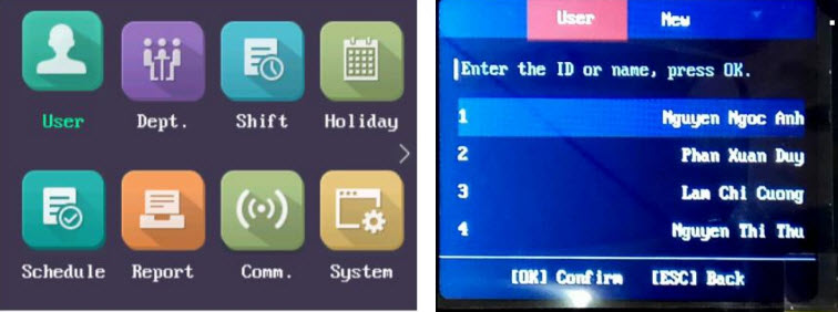 HƯỚNG DẪN CÀI ĐẶT  MÁY CHẤM CÔNG HIKVISION SH-K2A801
