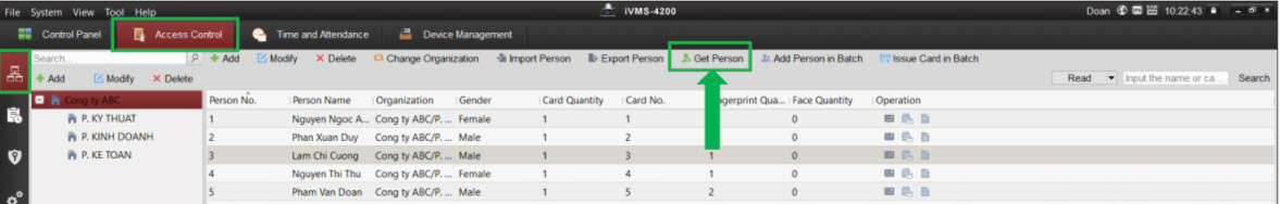 HƯỚNG DẪN CÀI ĐẶT  MÁY CHẤM CÔNG HIKVISION SH-K2A801