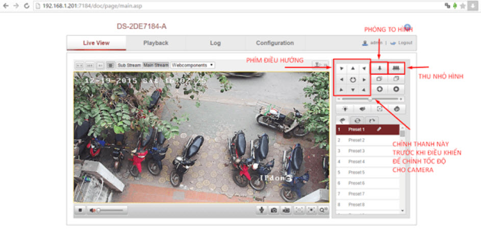 DÙNG THIẾT BỊ GÌ ĐỂ ĐIỀU KHIỂN CAMERA QUAY QUÉT PTZ HIKVISION ?