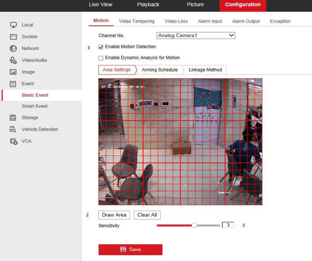 Cách cấu hình gởi cảnh báo qua email trên đầu ghi camera Hikvision