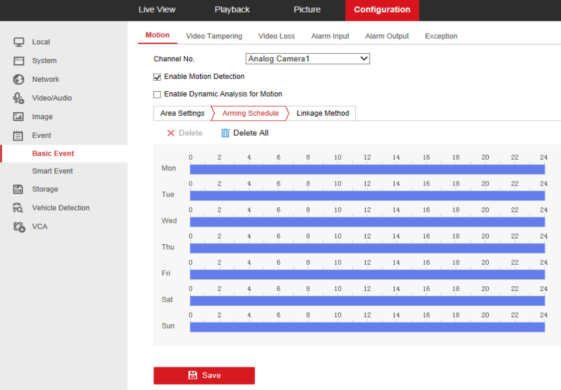 Cách cấu hình gởi cảnh báo qua email trên đầu ghi camera Hikvision