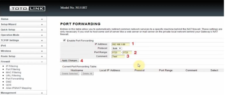 HƯỚNG DẪN NAT PORT MODEM TOTOLINK VIETTEL
