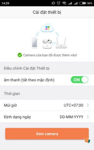 ƯỚNG DẪN CÀI ĐẶT BÁO ĐỘNG CHO CAMERA EZVIZ
