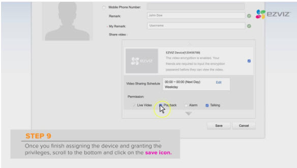 HƯỚNG DẪN CHIA SẺ CAMERA EZVIZ CHO NHIỀU NGƯỜI SỬ DỤNG