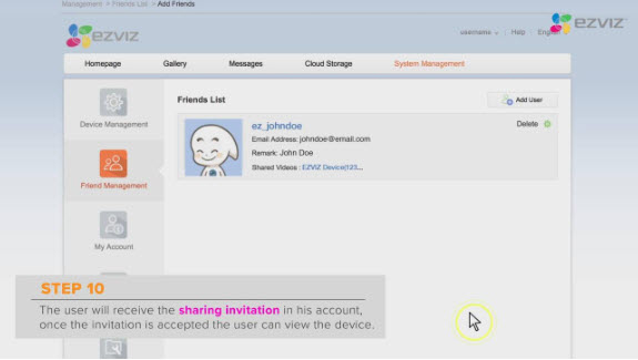 HƯỚNG DẪN CHIA SẺ CAMERA EZVIZ CHO NHIỀU NGƯỜI SỬ DỤNG