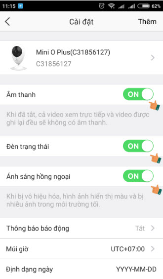 HƯỚNG DẪN SỬ DỤNG CAMERA EZVIZ CS-CV260