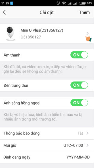 HƯỚNG DẪN SỬ DỤNG CAMERA EZVIZ CS-CV260