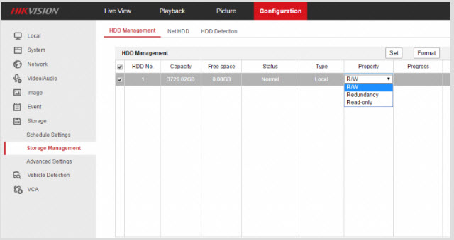 Xóa dữ liệu trên đầu ghi Hikvision