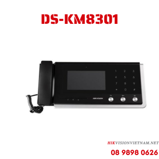 Bộ điện thoại màn hình trung tâm Hikvision DS-KM8301