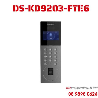Camera chuông cửa trung tâm IP Hikvision Nhận diện khuôn mặt DS-KD9203-FTE6