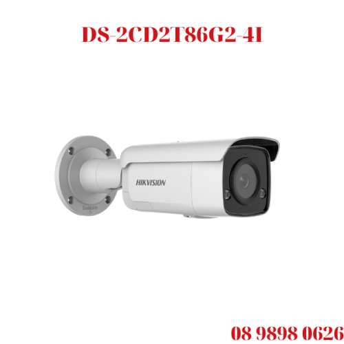 Camera IP chống báo động giả 8MP Hikvision hồng ngoại 80m DS-2CD2T86G2-4I