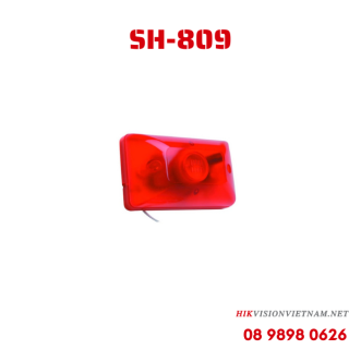 Còi kiêm đèn chớp NO/NC/COM Emegency SH-809