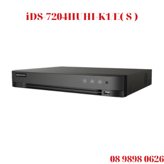 ĐẦU GHI HYBRID TVI-IP 8MP H.265 PRO+ HIKVISION iDS-7204HUHI-K1/E( S )