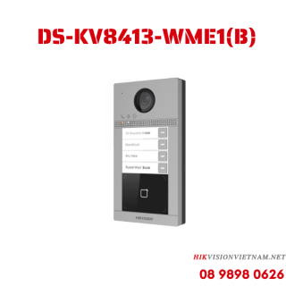 Nút bấm IP 4 cổng cho villa Hikvision DS-KV8413-WME1(B)
